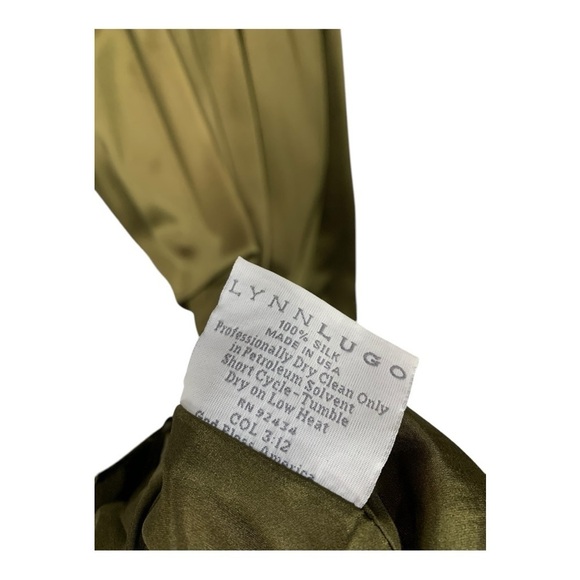 Lynn Lugo Silk Sleeveless Maxi Dress Size 4 - Picture 9 of 10